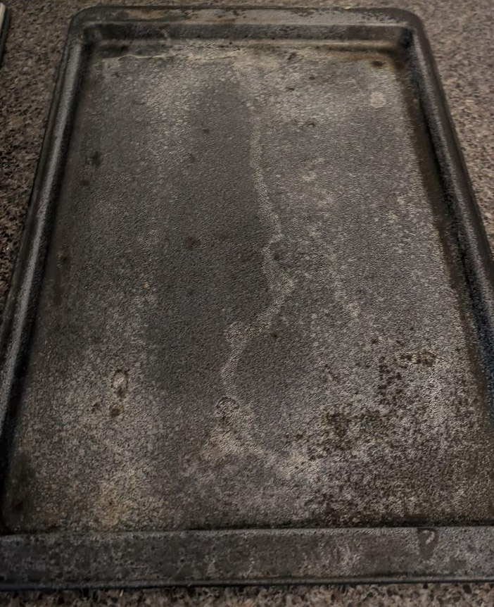 Illicit drug assessment - ordinary kitchen pan used for processing