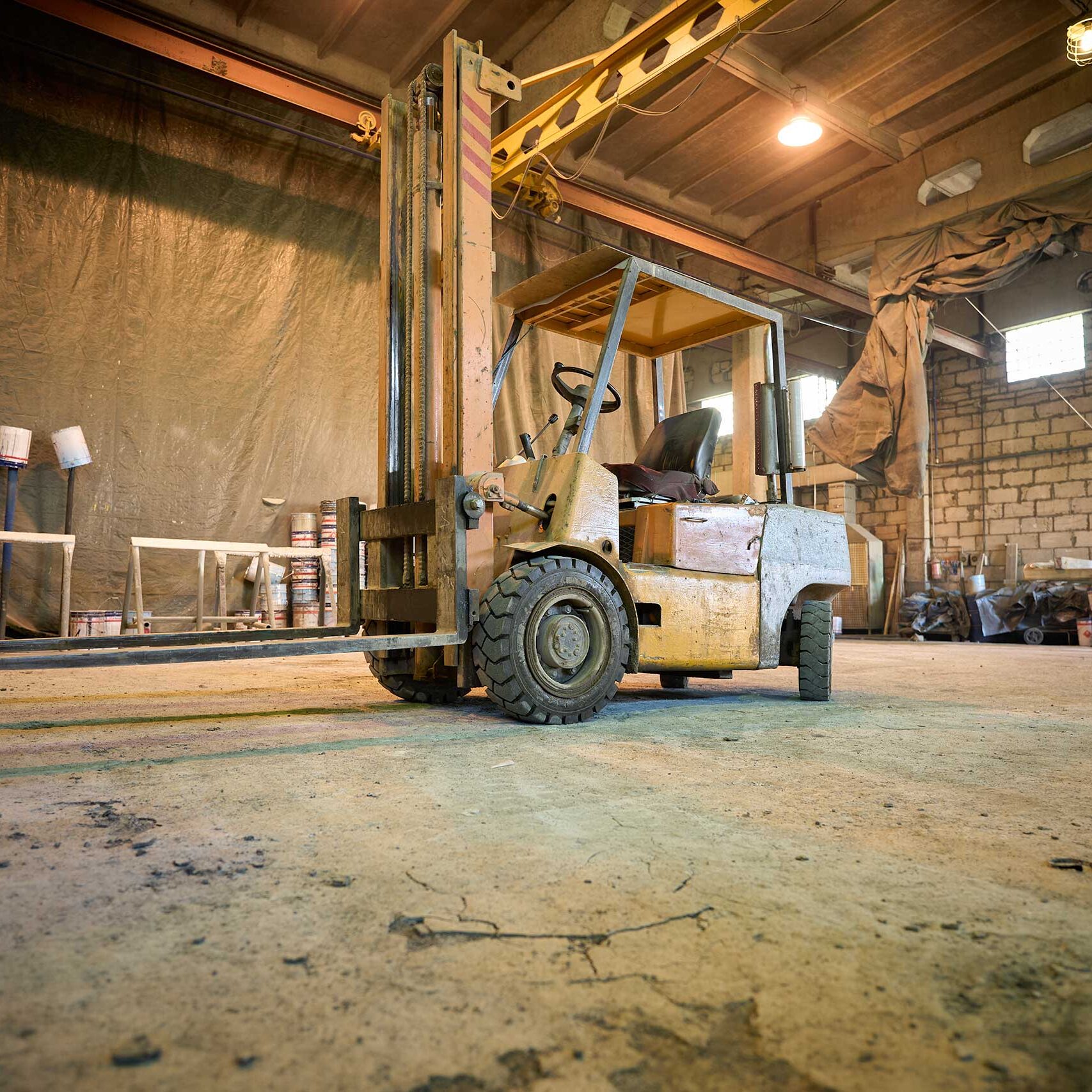 Air monitoring for diesel particulate in workshop