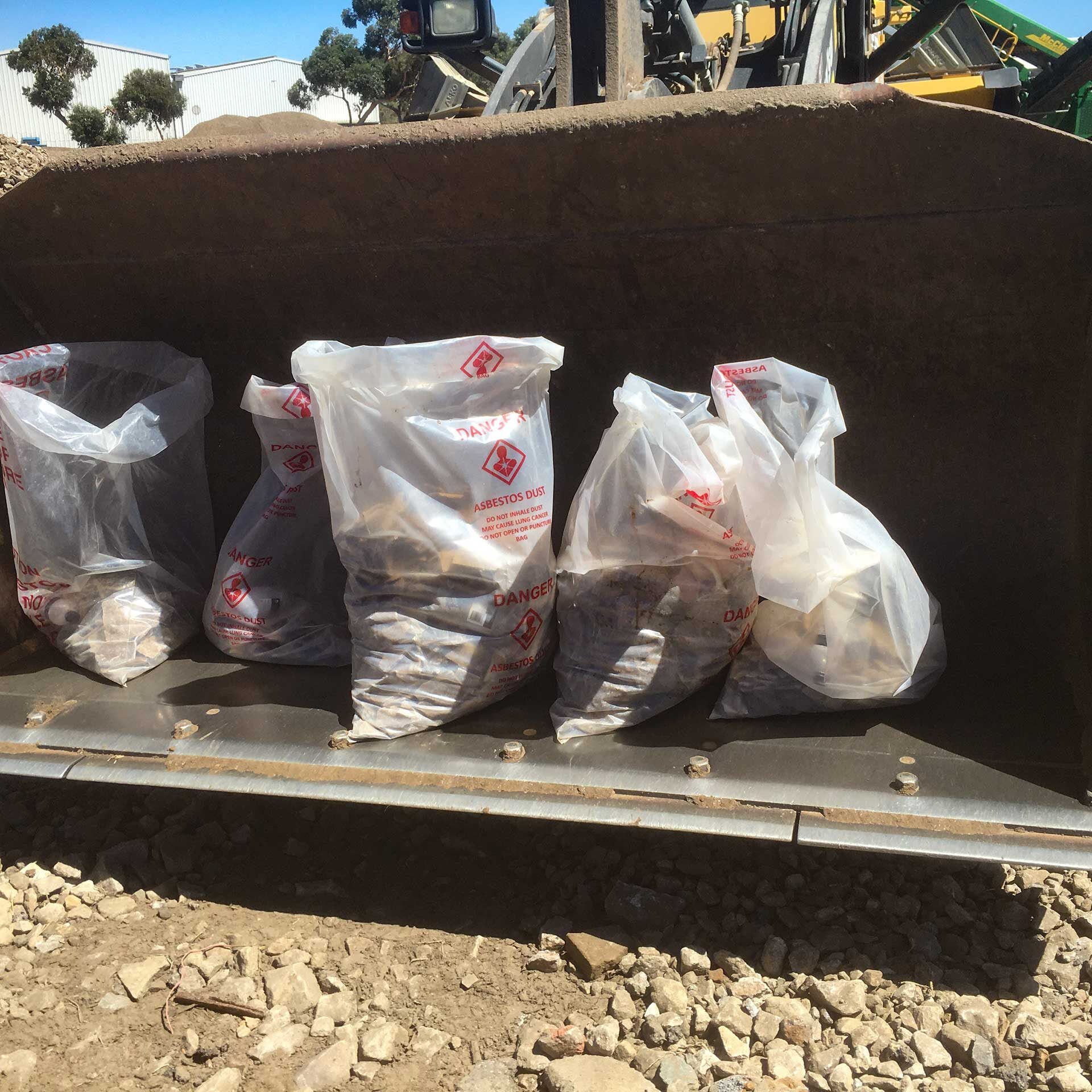 Asbestos soil remediation - asbestos removed safely