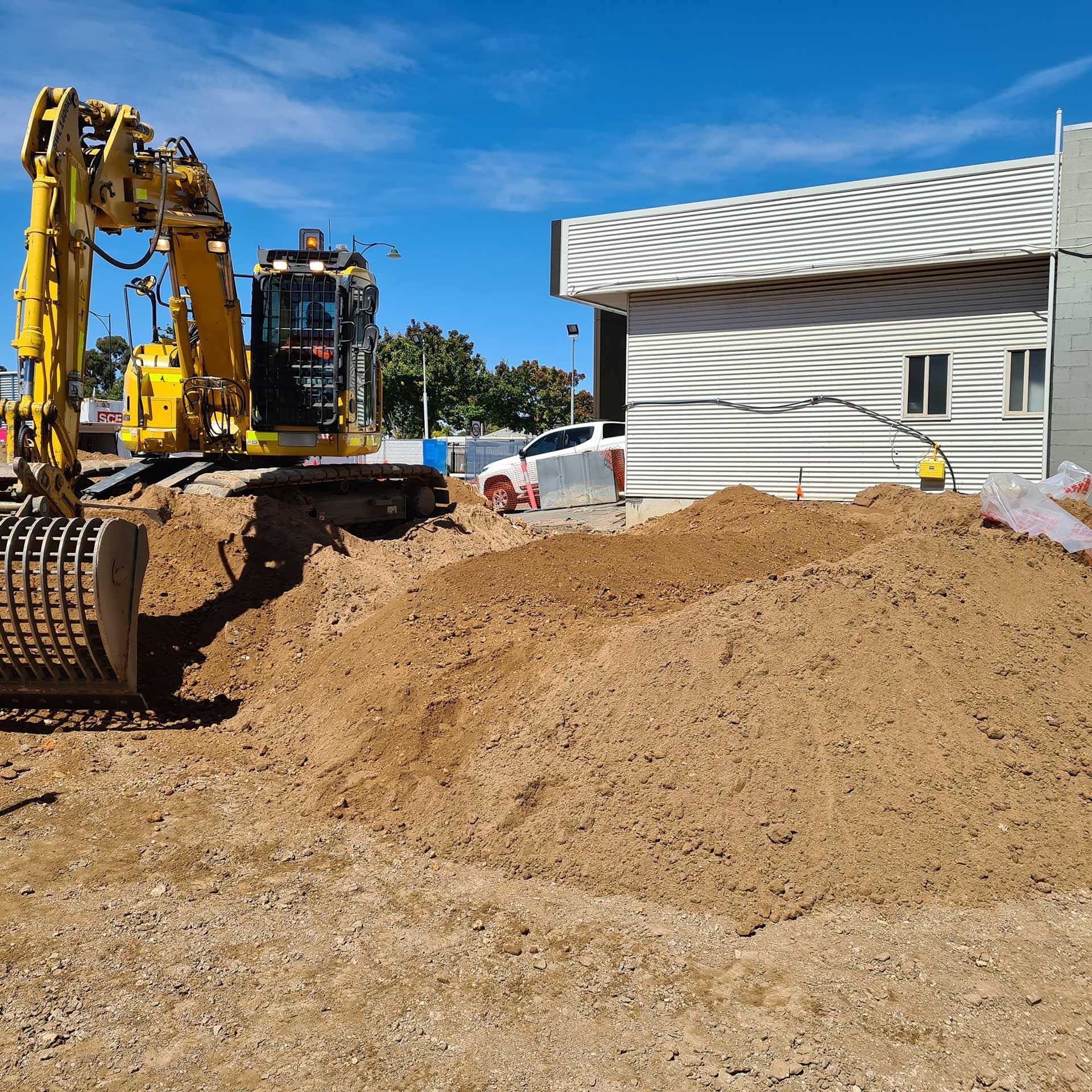 Asbestos soil remediation at regional SA property