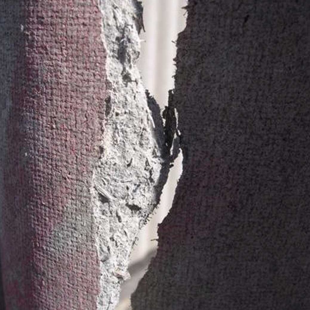 Broken asbestos fence - Adelaide